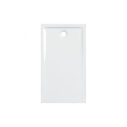 Geberit - Receveur céramique antidérapant renova Blanc 140x80 cm