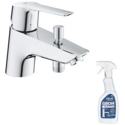 Grohe - Mitigeur bain douche monotrou Start 2021 Quickfix + nettoyant Clean