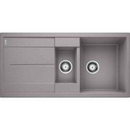 Evier Blanco Metra 6S Silgranit - Alumetallic - Vidage : Manuel