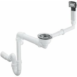 Hansgrohe - Garnitures de vidage - Kit de trop-plein pour évier granit, un bac, chrome 43927000