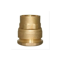 Raccord laiton droit femelle pour tube pe Ø63 F50/60