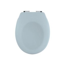 Spirella - Abattant wc Thermo Dur neela Bleu Glace Mat - Charnières abs Chromé - Bleu