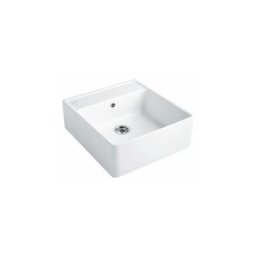 Evier timbre office Villeroy et Boch Tradition Stone White CeramicPlus avec vidage manuel