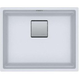 Evier Franke Kubus 2.0 Fragranit+ KNG110-52 - Blanc Artic (moucheté) - Vidage : Automatique