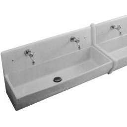 Lavabo collectif o.novo - lavabo sans dosseret Couleur : blanc - Blanc