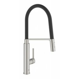 Grohe - Mitigeur Cuisine Monocommande feel Supersteel noir 31489DCO