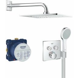 Grohe - Grohtherm SmartControl - Set de douche Perfect avec thermostat encastré, 254 mm, chrome