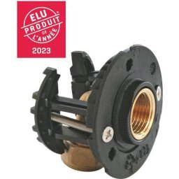 Kit complet fixation Robinet Machine à Laver- per Ø12 - Rac Compression F15/21 - noir