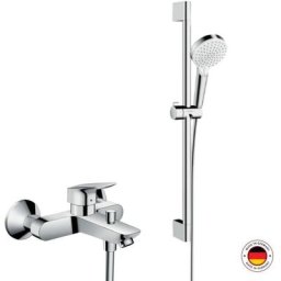 Hansgrohe - Ensemble douche Crometta + Mitigeur bain douche Logis