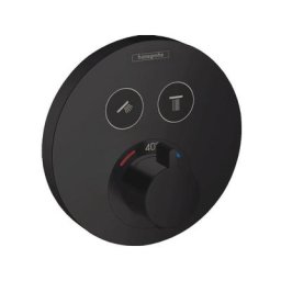 Hansgrohe - Showerselect jeu de couvercles de thermostat 2 fonctions noir mat - Noir mat