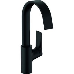 Hansgrohe - Vivenis - Mitigeur de lavabo 210, avec vidage rotatif, EcoSmart, noir mat 75032670