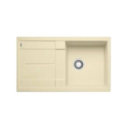 Blanco - Evier à encastrer 50cm manuel jasmin avec siphon 513215 - crème