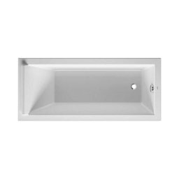 Starck Baignoire rectangulaire 1 dossier 1700x750 mm - Acrylique blanc - Duravit