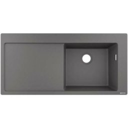 Hansgrohe Éviers - Evier encastré granit S514-F450, pierre grise 43314290