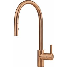 Franke - Eos Neo - Mitigeur d'évier fc 0045.505 avec douchette extractible, cuivré 115.0628.254