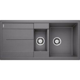 Evier Blanco Metra 6S Silgranit - Gris Rocher - Vidage : Manuel