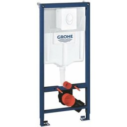 Grohe - Rapid sl Ensemble de wc suspendu 113 cm supports muraux et plaque de chasse