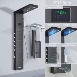 Ouyifan - Colonne de Douche Hydromassante led Panneau de Douche avec Jet Massante spa Panneau de