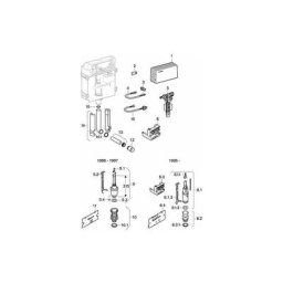 Manchette pour tube de rincage encastre, D:45 Ref.-Nr.362.771.00.1 - Geberit