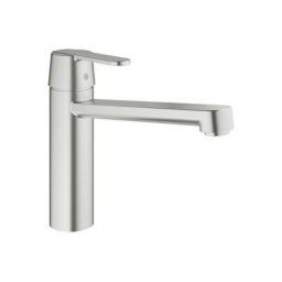 Grohe - Get mitigeur évier bec taille interméd. Quickfix Supersteel