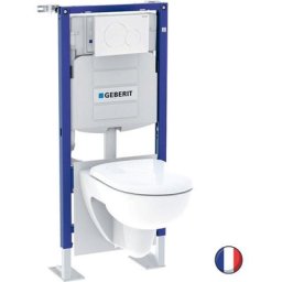 Pack bâti-support renova Geberit Duofix 112 cm avec plaque et wc