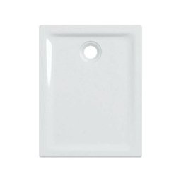 Geberit - Receveur de douche rectangulaire 80X100 cm en grès cérame 45 blanc brillant Blanc