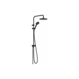 Hansgrohe - Colonne de douche ou bain douche sans mitigeur Vernis Blend 200 EcoSmart noir mat