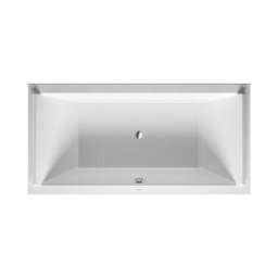Starck Baignoire rectangulaire 2 dossiers 2000x1000 mm - Acrylique blanc - Duravit