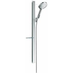 Hansgrohe - Set de douche 120 3jet avec barre Unica e 90 cm et porte-savon chromé Raindance Select s