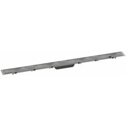 Hansgrohe - RainDrain Rock - Caniveau de douche linéaire 1000, carrelable, avec cadre réglable en