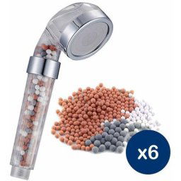Organize - Pommeau Douche Économie d'eau Haute pression Filtre à eau anti chlore - Douchette spa