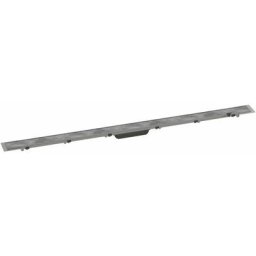 Hansgrohe - RainDrain Rock - Caniveau de douche linéaire 1200, carrelable, avec cadre réglable en