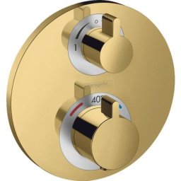 Hansgrohe - Ecostat s Set de finition pour mitigeur thermostatique encastré avec robinet d'arrêt et