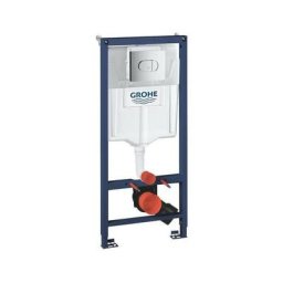 Grohe - Bâti Support wc Solido 3 en 1, 1,20m, Bâti Support Encastré, Plaque de Commande double