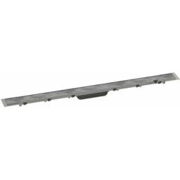 Hansgrohe - RainDrain Rock - Caniveau de douche linéaire 900, carrelable, avec cadre réglable en