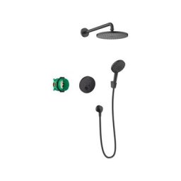Hansgrohe - Raindance s - Set de douche 240, avec thermostat ShowerSelect s encastré, noir mat