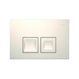 Geberit Delta35 plaque de déclenchement double touche, blanc alpin (115.135.11.5)