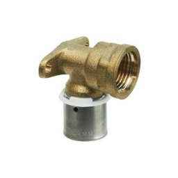 Coude applique murale courte per femelle 16 F1/2 Somatherm 3318-16-15