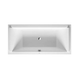 Starck Baignoire rectangulaire 2 dossiers 1900x900 mm - Acrylique blanc - Duravit