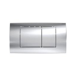Geberit Twinline plaque de commande chrome-chrome mat-chrome - Chrome
