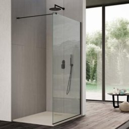 Ceramicstore - Paroi de douche Walk In 80 cm en verre trempé transparent 8mm de la collection