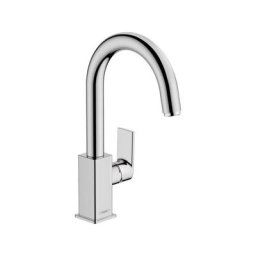 Hansgrohe - Vernis Shape - Mitigeur de lavabo avec vidage et bec rotatif, EcoSmart, chrome 71564000