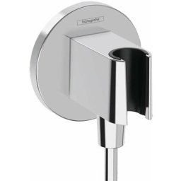 Hansgrohe - Fixfit - Coude de raccordement avec support, chrome 26888000