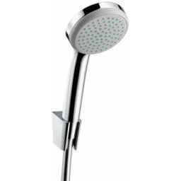 Hansgrohe - Ensemble support mural et douchette 1jet avec flexible de douche 125 cm chromé Croma 100