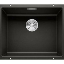 Subline 500 - Évier en silgranit, 530x460 mm, InFino, noir 525995 - Blanco