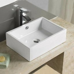 Vasque pour salle de bain Rectangulaire - Céramique - 51x36 cm - Line