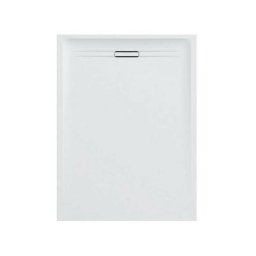 Geberit - Receveur de douche rectangulaire 80X120 cm en pierre de résine Sestra effet pierre