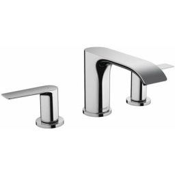 Hansgrohe - Vivenis - Mitigeur de lavabo 90, installation 3 trous, Push-Open, EcoSmart, chrome