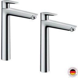 Hansgrohe - Lot de 2 mitigeurs de lavabo Talis e 240 - Taille l