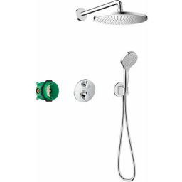 Hansgrohe - Croma - Set de douche 280, avec thermostat Ecostat encastré, chrome 27954000